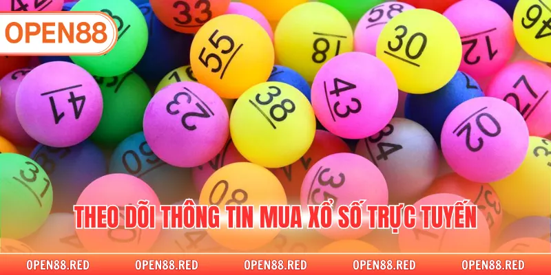 Theo dõi thông tin mua xổ số trực tuyến